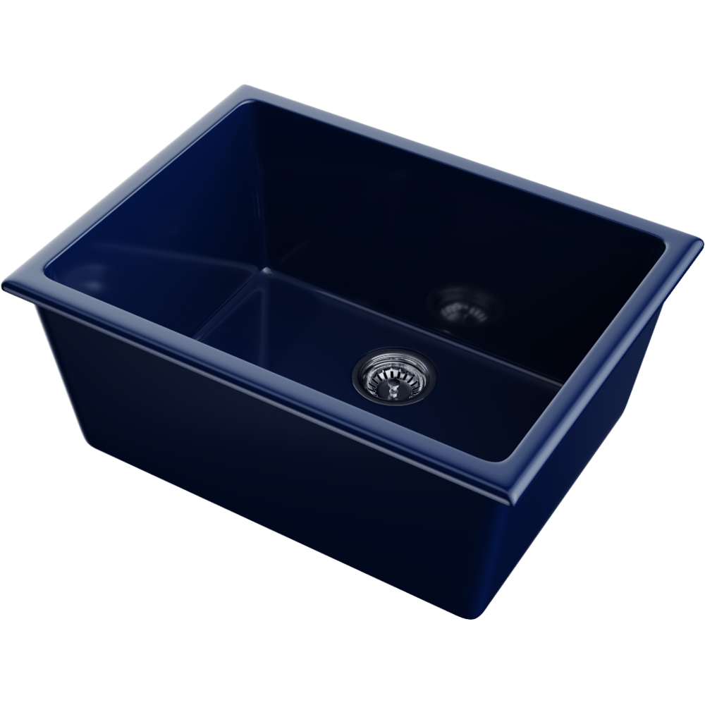 Мойки для кухни Omoikiri Okinoshima 61-U/I-IB Glossy Natceramic/indigo blue глянцевый