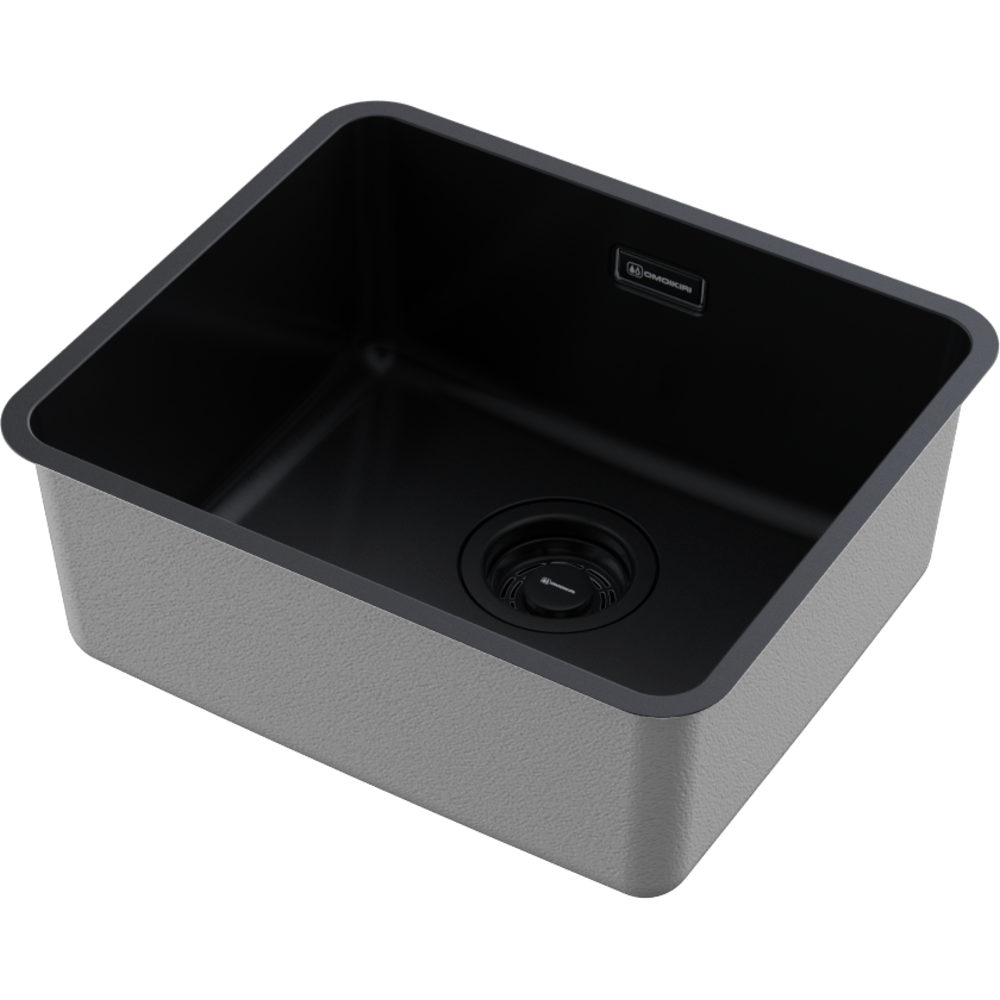 Мойки для кухни Omoikiri Omi 43-U/I Ultra Mini-GB нерж. сталь/графит