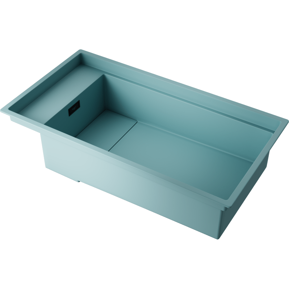 Мойки для кухни Omoikiri Kinaru Pro 86-U/I-AZ Artceramic/azur blue