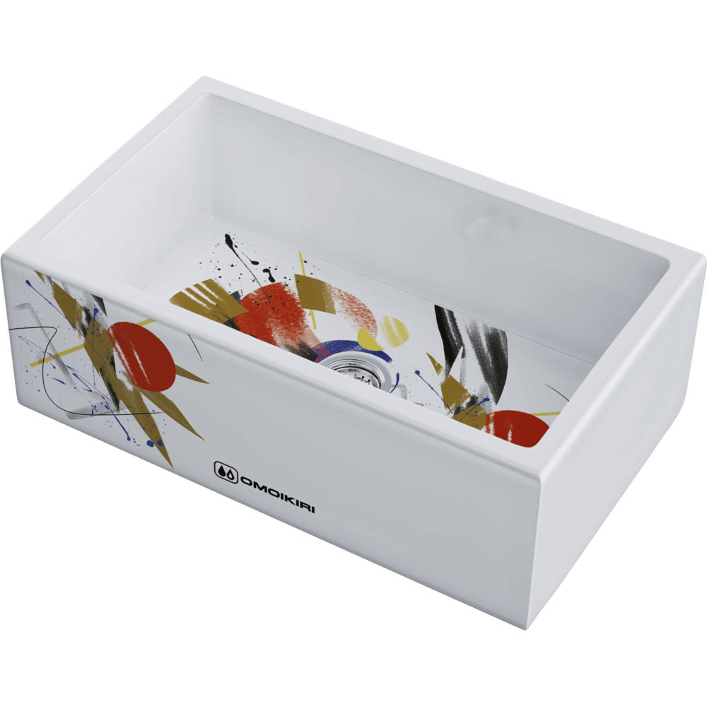 Мойки для кухни Omoikiri Mikura 76-Tokyo Natceramic/белый