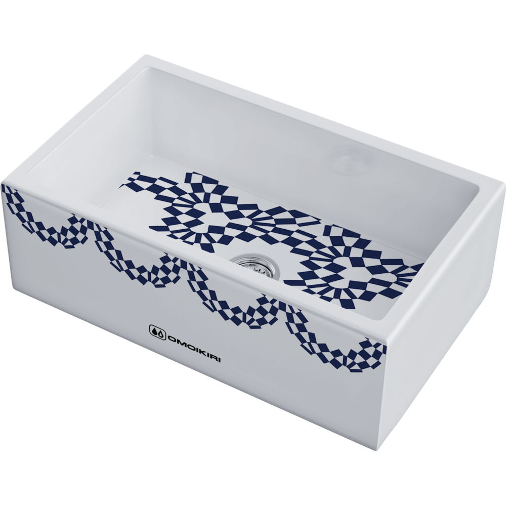 Мойки для кухни Omoikiri Mikura 76-Tokyo 2 Natceramic/белый