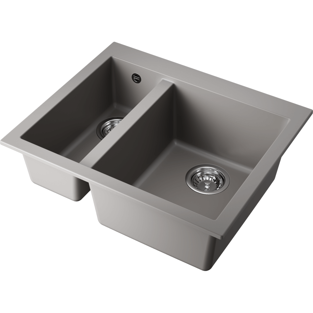 Мойки для кухни Omoikiri Bosen 59-2-GR Tetogranit/leningrad grey