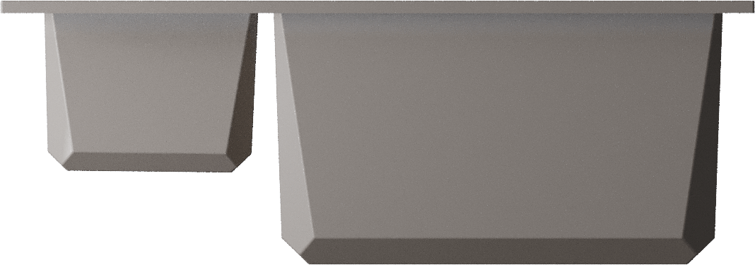 Мойки для кухни Omoikiri Sakaime 60-2-GR Tetogranit/leningrad grey