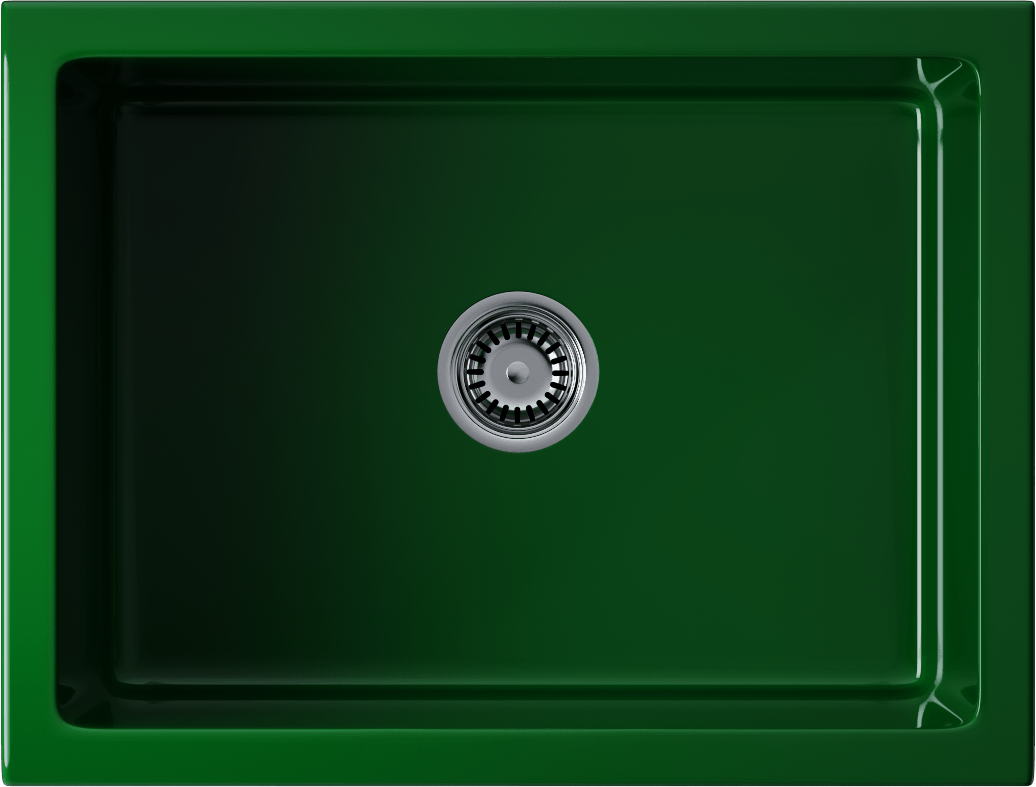 Мойки для кухни Omoikiri Mikura 61-RG Glossy Natceramic/royal green глянцевый