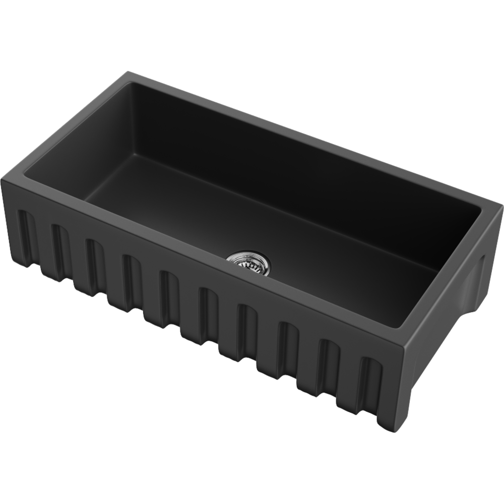 Мойки для кухни Omoikiri Mikura 91-BL Natceramic/черный