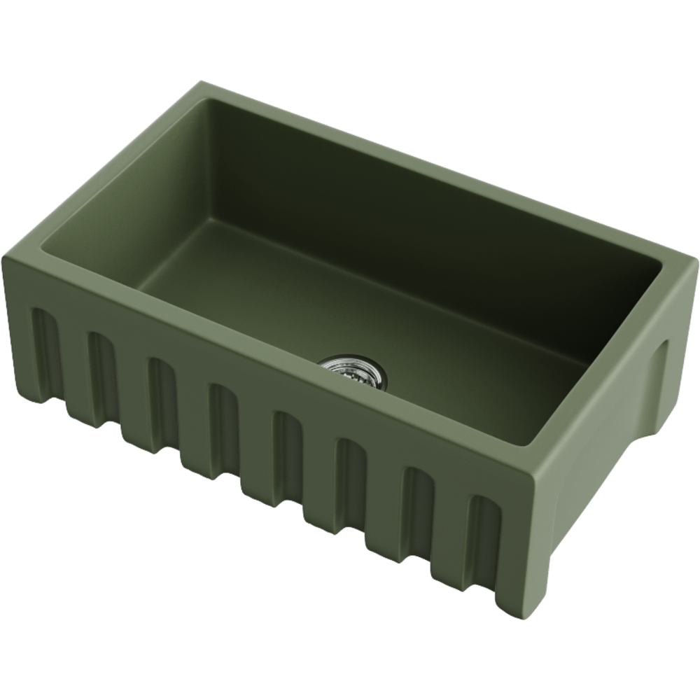 Мойки для кухни Omoikiri Mikura 76-OL Natceramic/olive