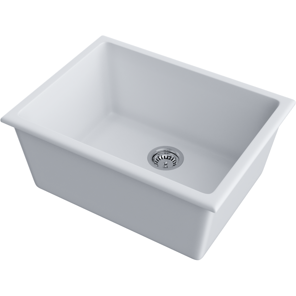 Мойки для кухни Omoikiri Okinoshima 61-U/I-WH Natceramic/белый