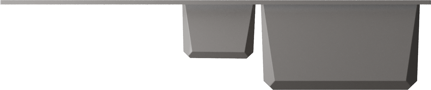 Мойки для кухни Omoikiri Sakaime 100-2-GR Tetogranit/leningrad grey
