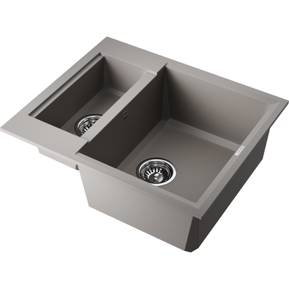 Мойки для кухни Omoikiri Sakaime 60-2-GR Tetogranit/leningrad grey