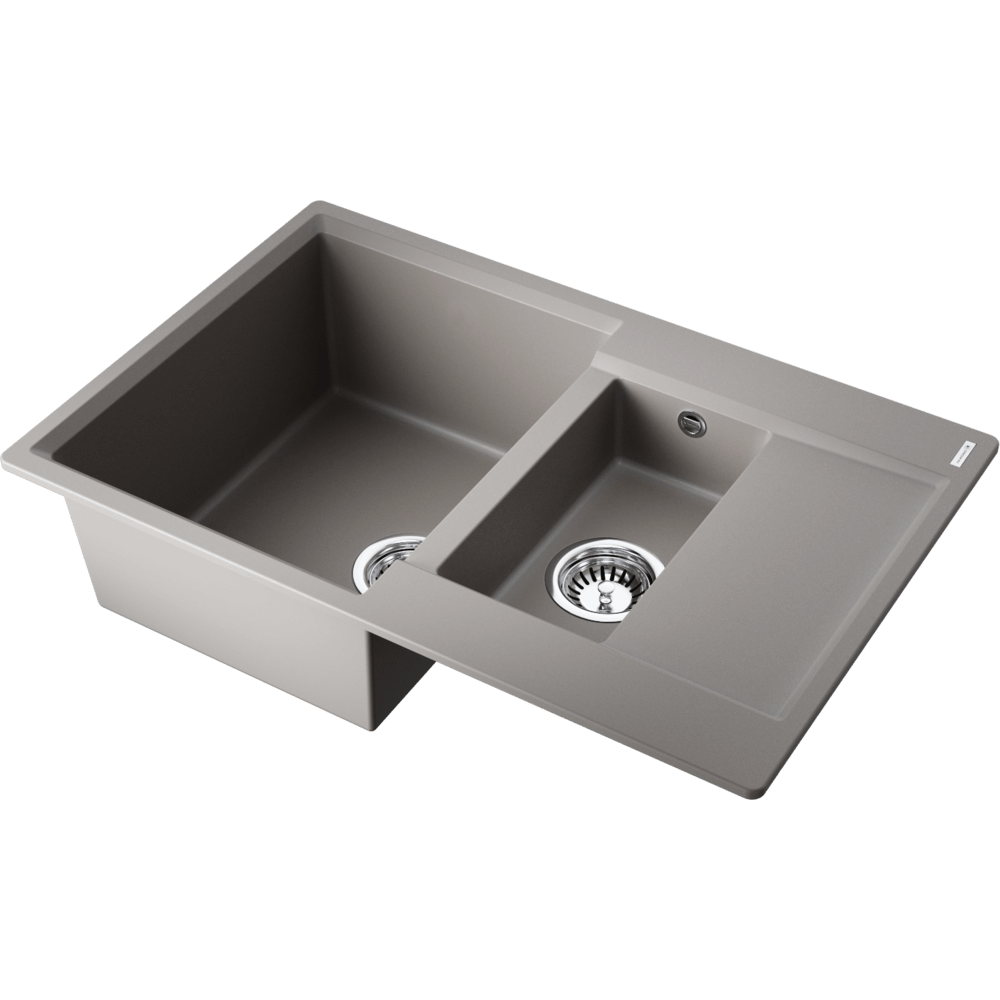 Мойки для кухни Omoikiri Daisen 78-2T-GR Tetogranit/leningrad grey