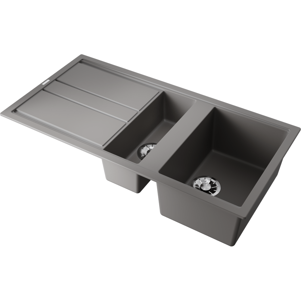 Мойки для кухни Omoikiri Kitagawa 100-2-GR Artceramic/leningrad grey