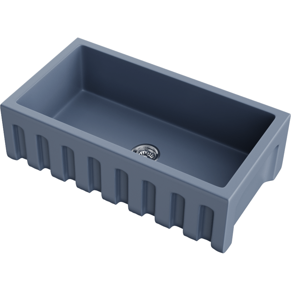 Мойки для кухни Omoikiri Mikura 83-SB Natceramic/smoky blue
