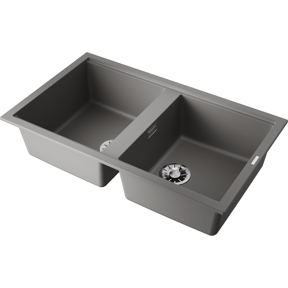 Мойки для кухни Omoikiri Kitagawa 86-2-GR Artceramic/leningrad grey