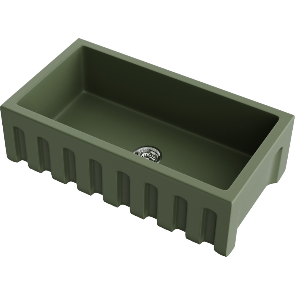 Мойки для кухни Omoikiri Mikura 83-OL Natceramic/olive