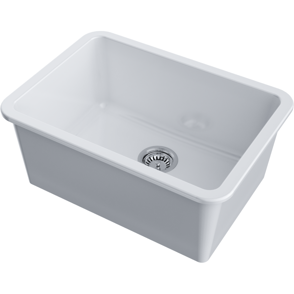 Мойки для кухни Omoikiri Torishima 67-U/I-WH Glossy Natceramic/белый глянцевый