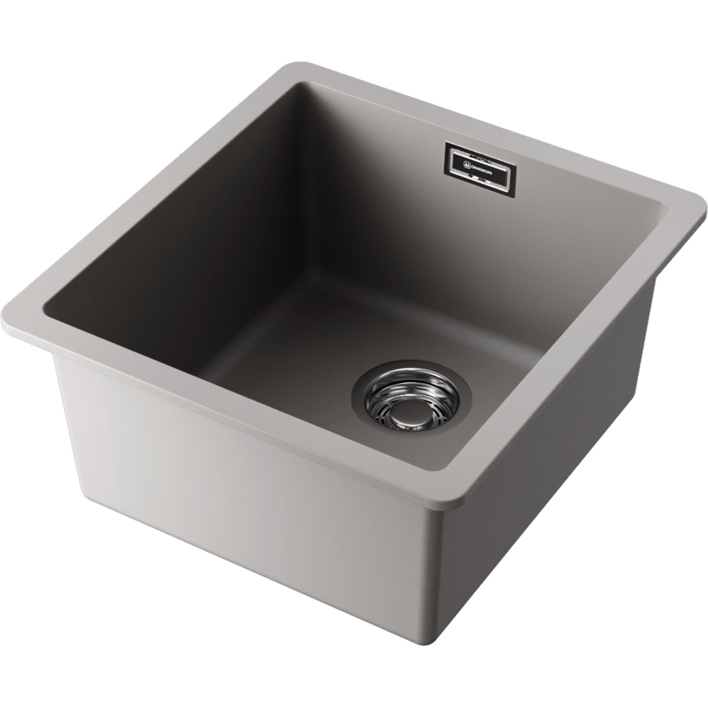 Мойки для кухни Omoikiri Kata 40-U-GR Artgranit/leningrad grey