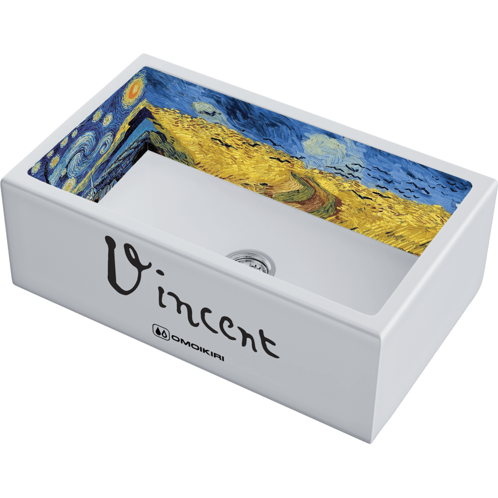 Мойки для кухни Omoikiri Mikura 76-Vangogh Natceramic/белый