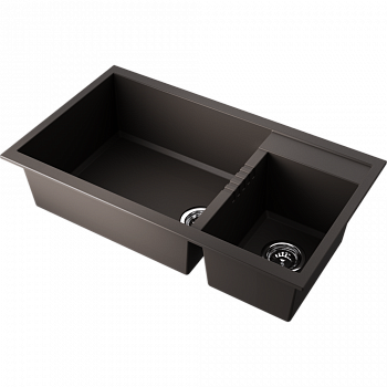 Мойки для кухни Omoikiri Tedori 86-2-LB-ES Tetogranit/espresso