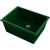 Мойки для кухни Omoikiri Okinoshima 61-U/I-RG Glossy Natceramic/royal green глянцевый