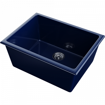 Мойки для кухни Omoikiri Okinoshima 61-U/I-IB Glossy Natceramic/indigo blue глянцевый