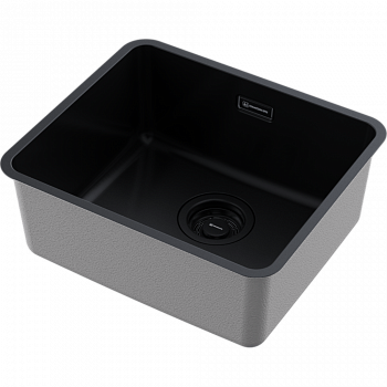 Мойки для кухни Omoikiri Omi 43-U/I Ultra Mini-GB нерж. сталь/графит