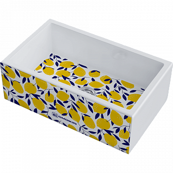 Мойки для кухни Omoikiri Mikura 76-Lemon Natceramic/белый