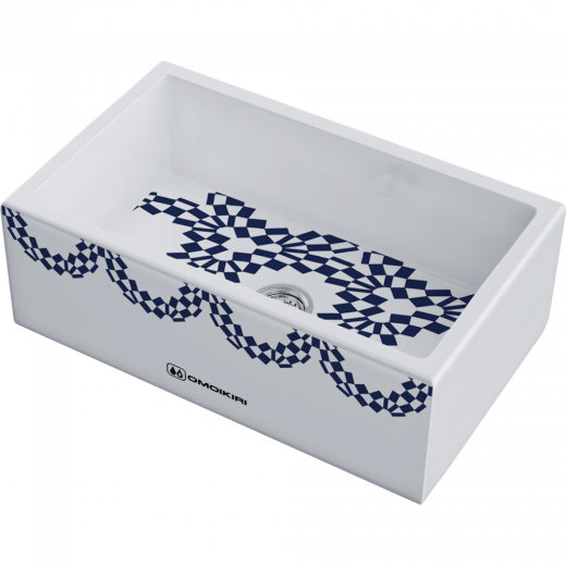 Мойки для кухни Omoikiri Mikura 76-Tokyo 2 Natceramic/белый