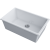 Мойки для кухни Omoikiri Okinoshima 76-U/I-WH Glossy Natceramic/белый глянцевый