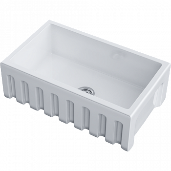 Мойки для кухни Omoikiri Mikura 76-WH Glossy Natceramic/белый глянцевый