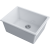 Мойки для кухни Omoikiri Okinoshima 61-U/I-WH Glossy Natceramic/белый глянцевый