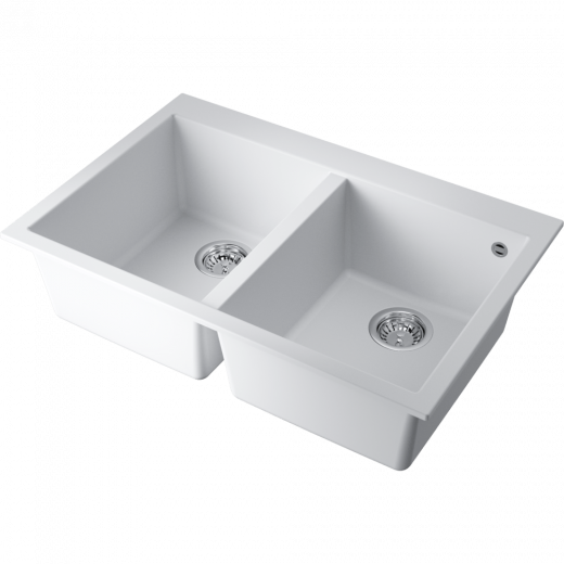 Мойки для кухни Omoikiri Bosen 80-2-WH Tetogranit/белый