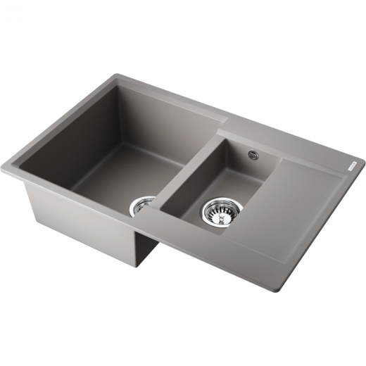 Мойки для кухни Omoikiri Daisen 78-2T-GR Tetogranit/leningrad grey