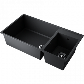 Мойки для кухни Omoikiri Tedori 85-2-U-BL Tetogranit/черный