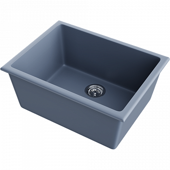 Мойки для кухни Omoikiri Okinoshima 61-U/I-SB Natceramic/smoky blue