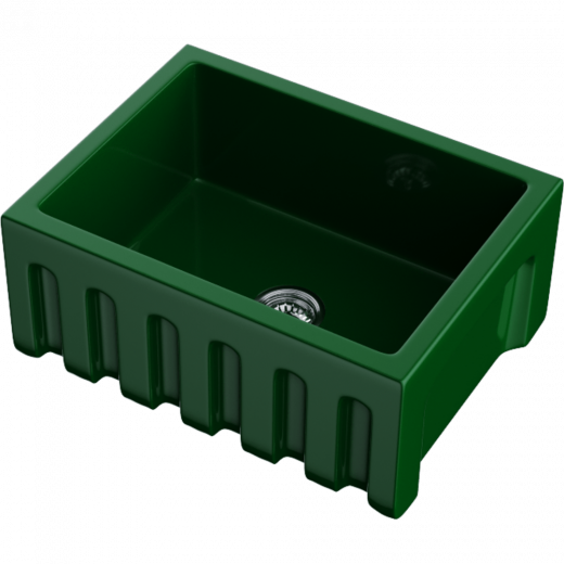 Мойки для кухни Omoikiri Mikura 61-RG Glossy Natceramic/royal green глянцевый