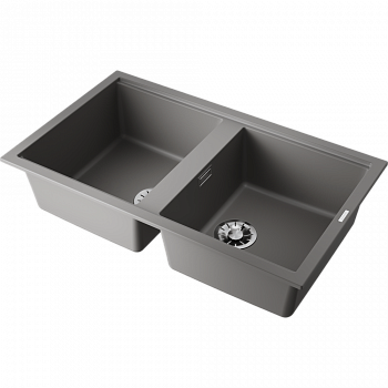 Мойки для кухни Omoikiri Kitagawa 86-2-GR Artceramic/leningrad grey