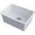 Мойки для кухни Omoikiri Torishima 67-U/I-WH Glossy Natceramic/белый глянцевый