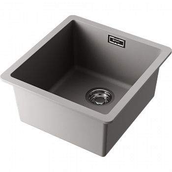 Мойки для кухни Omoikiri Kata 40-U-GR Artgranit/leningrad grey
